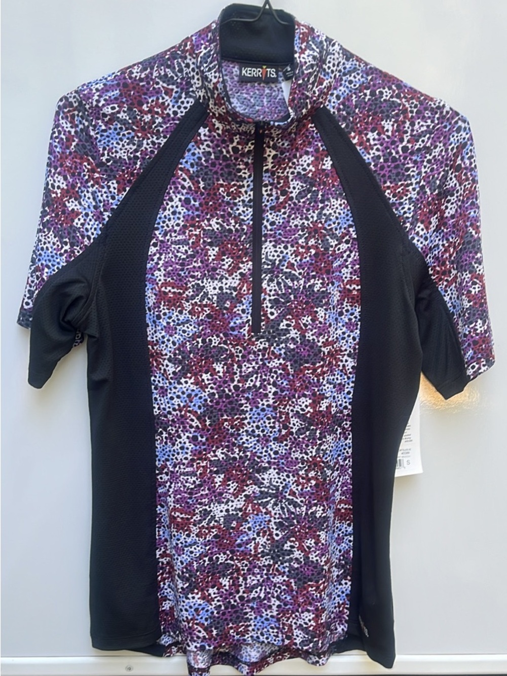 KERRITS UPF 30+ SUN PROTECTION ICE FIL PERFORMANCE SHIRT BERRY-LADIES SMALL